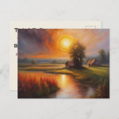 SunポストカードのカスタムEclipse ポストカード (正面/裏面)