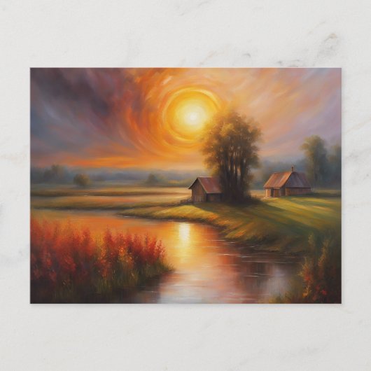 SunポストカードのカスタムEclipse ポストカード (正面)