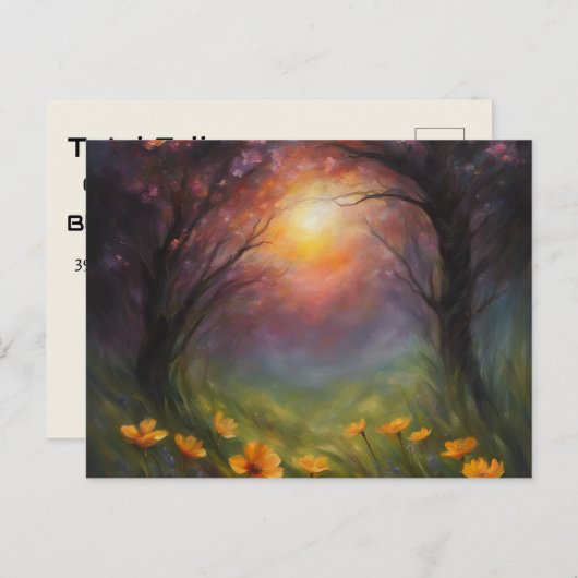 SunポストカードのカスタムEclipse ポストカード (正面/裏面)