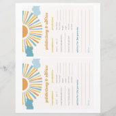 Sun予測およびアドバイスカード (正面)