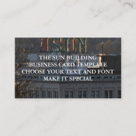 SUN建物名刺テンプレート 名刺
