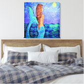 Sun抽象芸術デジタルの絵画監視 キャンバスプリント (インサイチュ (寝室))