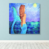 Sun抽象芸術デジタルの絵画監視 キャンバスプリント (インサイチュ (ウッドフロア))