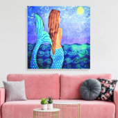 Sun抽象芸術デジタルの絵画監視 キャンバスプリント (インサイチュ (リビング))