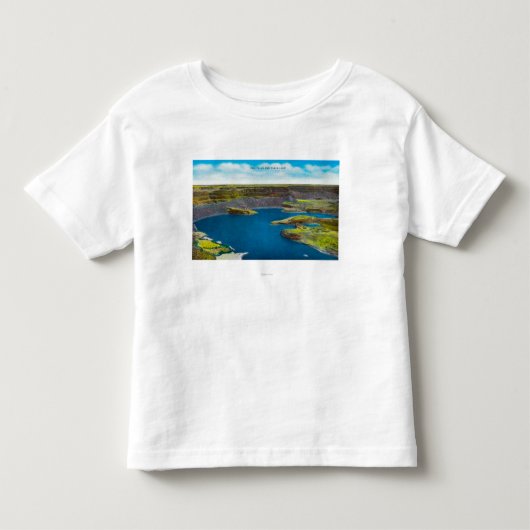 sun湖は滝の州立公園、ワシントン州を乾燥します トドラーTシャツ (正面)