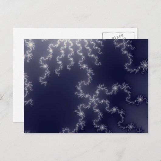 Sun稲妻 – フラクタル葉書 ポストカード (正面/裏面)