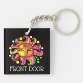 Sun顔キーチェーン， 「両側」を参照 キーホルダー (裏面)