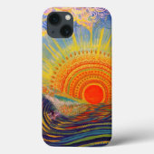 「Sun-インスパイアCustomizable Phone Case -鮮やか Co Case-Mate iPhoneケース (裏面)