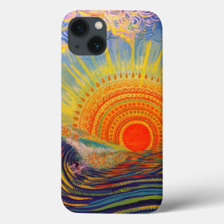 「Sun-インスパイアCustomizable Phone Case -鮮やか Co iPhone 13ケース