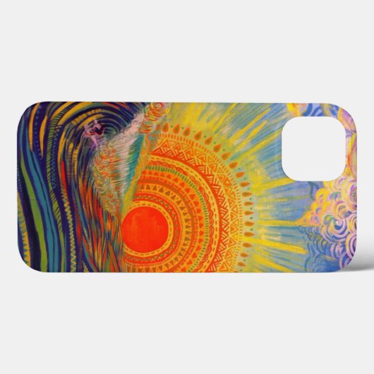 「Sun-インスパイアCustomizable Phone Case -鮮やか Co Case-Mate iPhoneケース (裏面 (横))