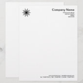 Sun 02 – 黒 レターヘッド (正面/裏面)