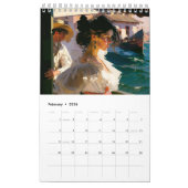 Sun 12か月カレンダーの女性(独身のページ) カレンダー (2月 2026)