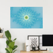 Sun 1 – フラクタルポスター ポスター (ホームオフィス)