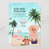 Sun and Freedom Retiationパーティー 招待状 (正面/裏面)