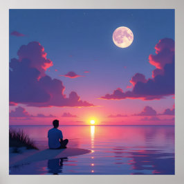 Sun and moon ポスター