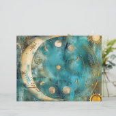 Sun and Moon Celestial Pattern Scrapbook Paper (スタンド正面)