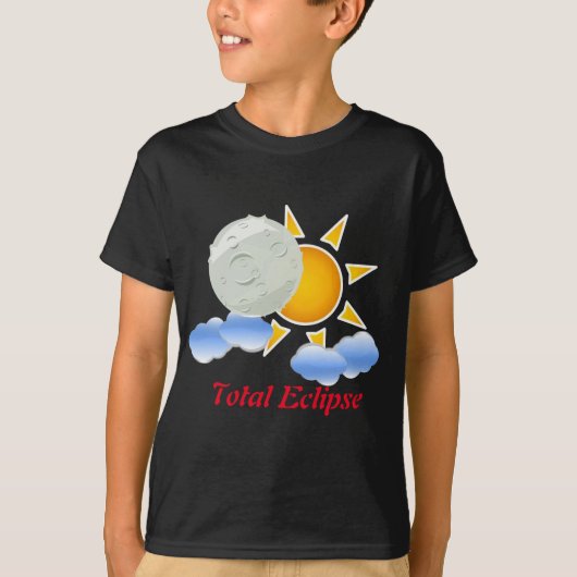Sun and Moon Eclipse Kidsの基本Tシャツ Tシャツ (正面)