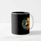 Sun and Moon Harmony Luxury Art Mug ツートーンマグカップ (正面右)
