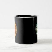 Sun and Moon Harmony Luxury Art Mug ツートーンマグカップ (中央)