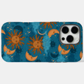 Sun And Moon On Blue Case-Mate iPhoneケース (裏面 (横))