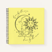 Sun and Moon Yellow Notebook ノートブック (正面)