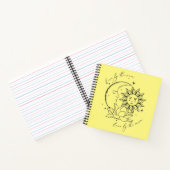 Sun and Moon Yellow Notebook ノートブック (内部)