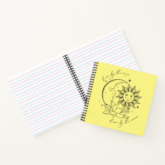 Sun and Moon Yellow Notebook ノートブック (内部)