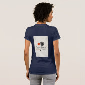 sun and palm trees tシャツ (裏面フル)