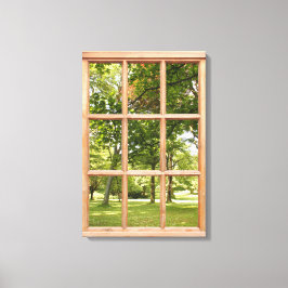 Sun and Shade 3D Effectウィンドウビュー写真 キャンバスプリント