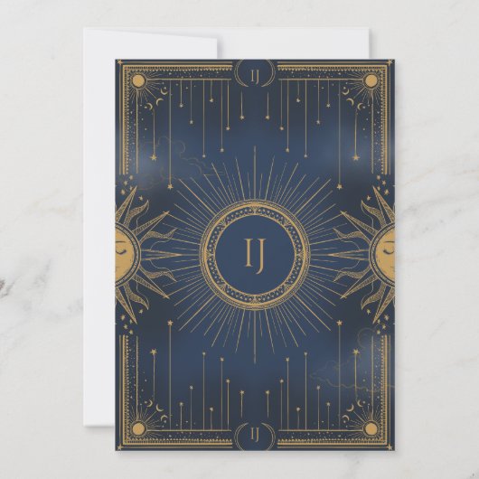 sun and stars 招待状 (裏面)