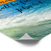 Sun and Water Poster John 8:36 KJV ポスター (角)