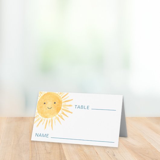 Sun Baby Shower Place Card プレイスカード