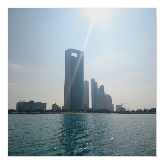 Sun Beam 20" x 20"、ポスター紙、半光沢 ポスター (正面)