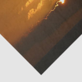 Sun Behind Clouds I Orange Sunset Photo 薄葉紙 (詳細)