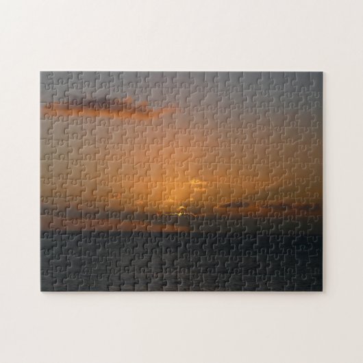 Sun Behind Clouds II Seascape ジグソーパズル (横)