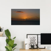 Sun Behind Clouds II Seascape ポスター (ホームオフィス)