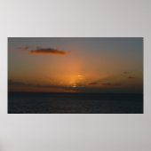 Sun Behind Clouds II Seascape ポスター (正面)