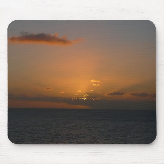 Sun Behind Clouds II Seascape マウスパッド (正面)
