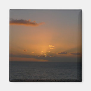 Sun Behind Clouds II Seascape マグネット