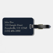 Sun Behind Clouds II Seascape ラゲッジタグ (裏面横)