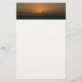 Sun Behind Clouds II Seascape 便箋 (正面)