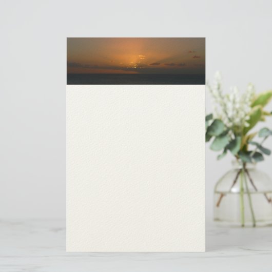 Sun Behind Clouds II Seascape 便箋 (スタンド正面)