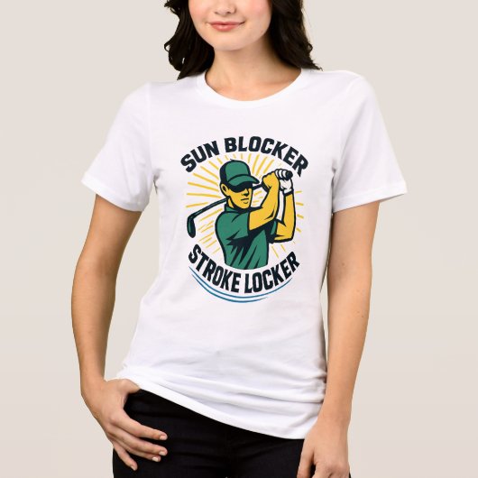 Sun Blocker, Stroke Locker Cool Golf Cap   トライブレンドＴシャツ (正面)