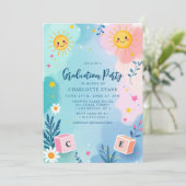 Sun Blocks幼稚園プリスクール卒業 招待状 (スタンド正面)