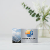 Sun Blueprints | Solar Panel | Energy Tech 名刺 (スタンド正面)