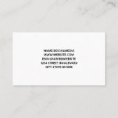 Sun Blueprints | Solar Panel | Energy Tech 名刺 (裏面)