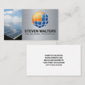 Sun Blueprints | Solar Panel | Energy Tech 名刺 (正面/裏面)