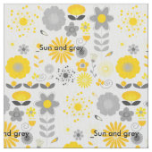 Sun but Grey ファブリック (クローズアップ)