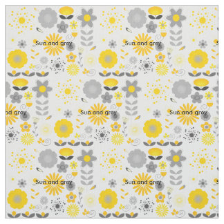 Sun but Grey ファブリック