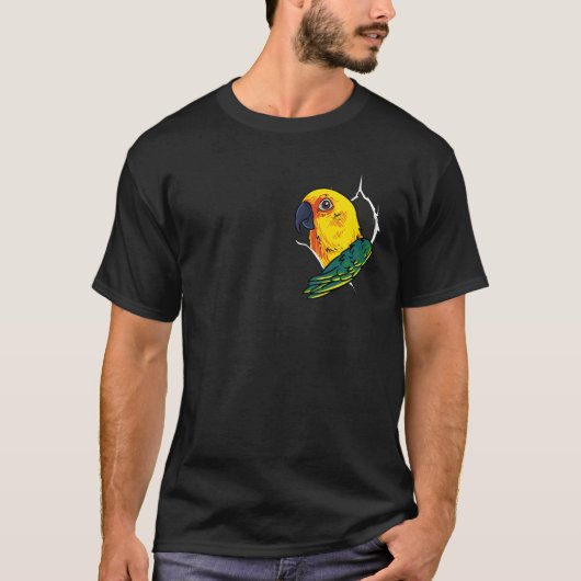 Sun Conure Owner Gift – かわいいConureが大好き Tシャツ (正面)